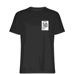 Kylian Mbappe 10 Football t-shirt – black men's t-shirt featuring the Kylian Mbappe 10 Football Players Couture logo