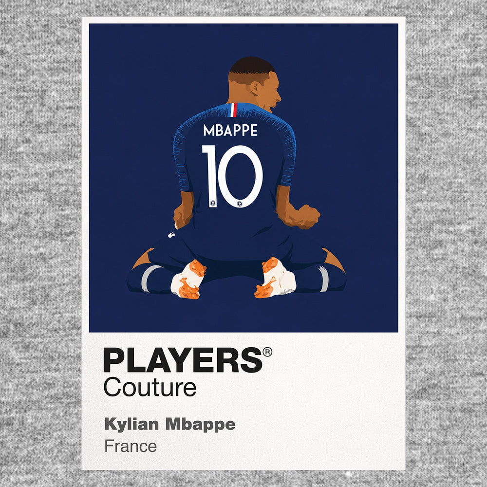 Kylian Mbappe Players Couture Frame Gray