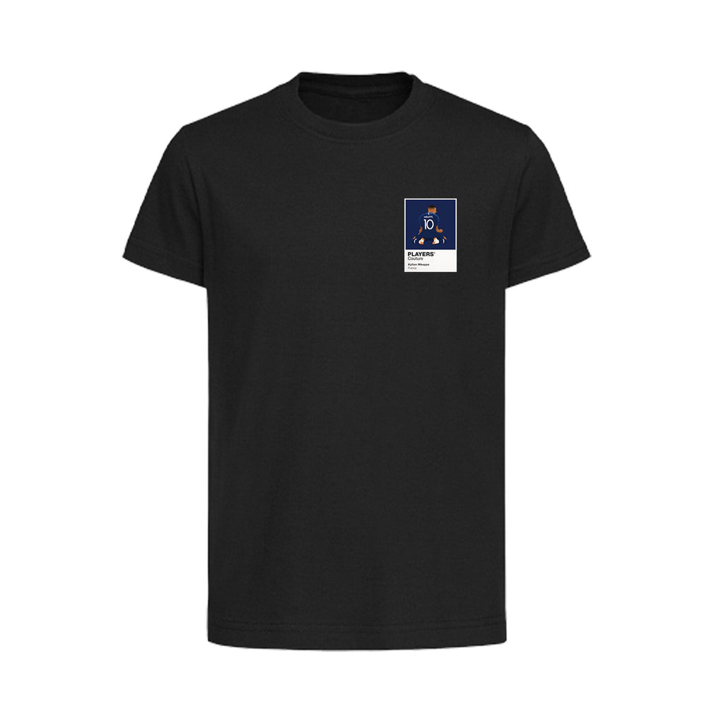 Kylian Mbappe Players Couture Kids Black T-Shirt