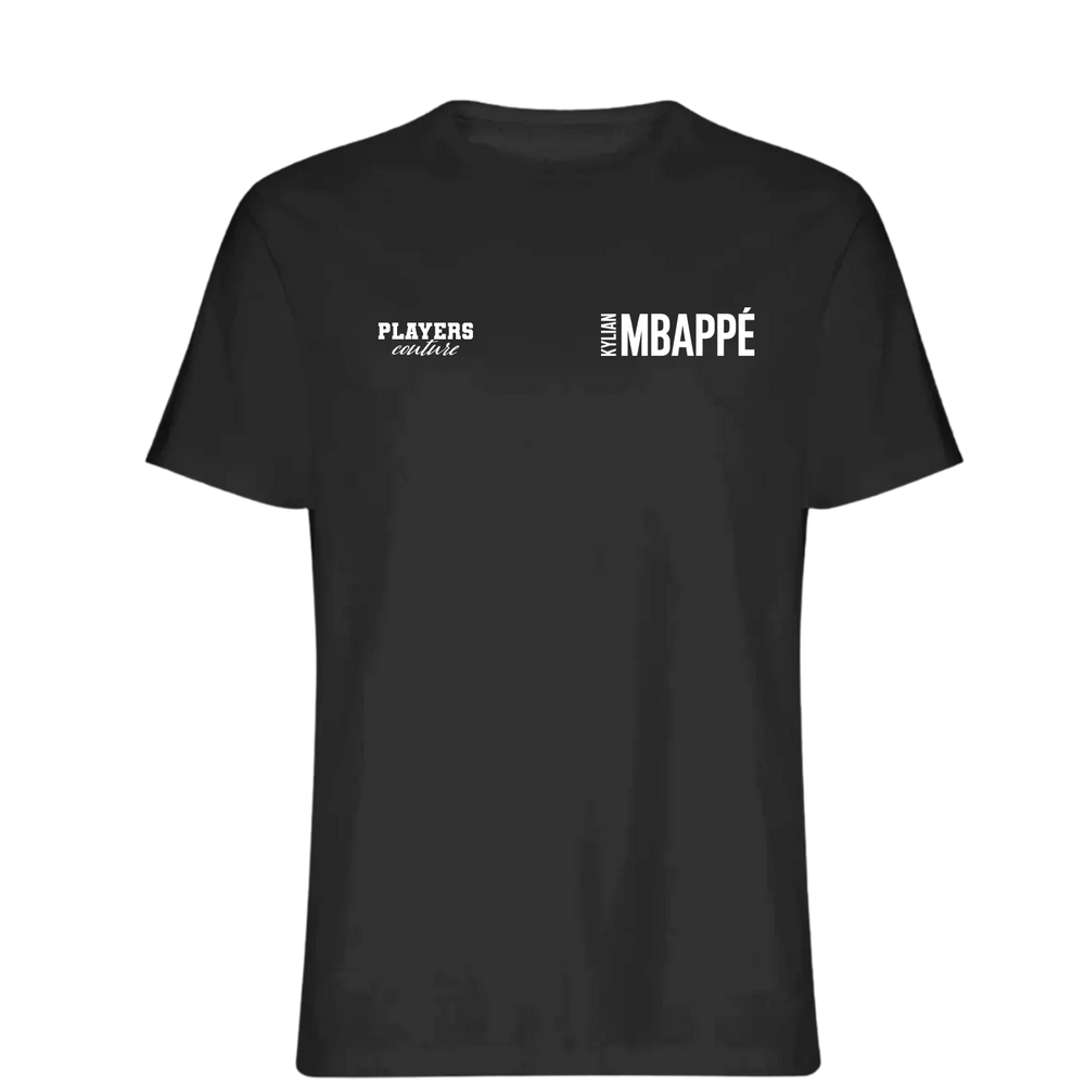 Kylian Mbappe Logo Players Couture Mens T-Shirt Black