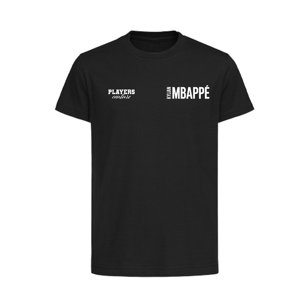 Kylian Mbappe Logo Players Couture Kids T-Shirt Black
