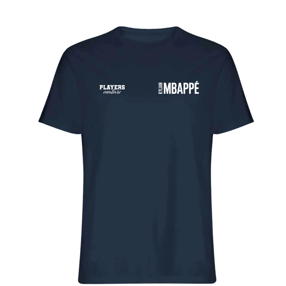 Kylian Mbappe Logo Players Couture Mens T-Shirt Navy