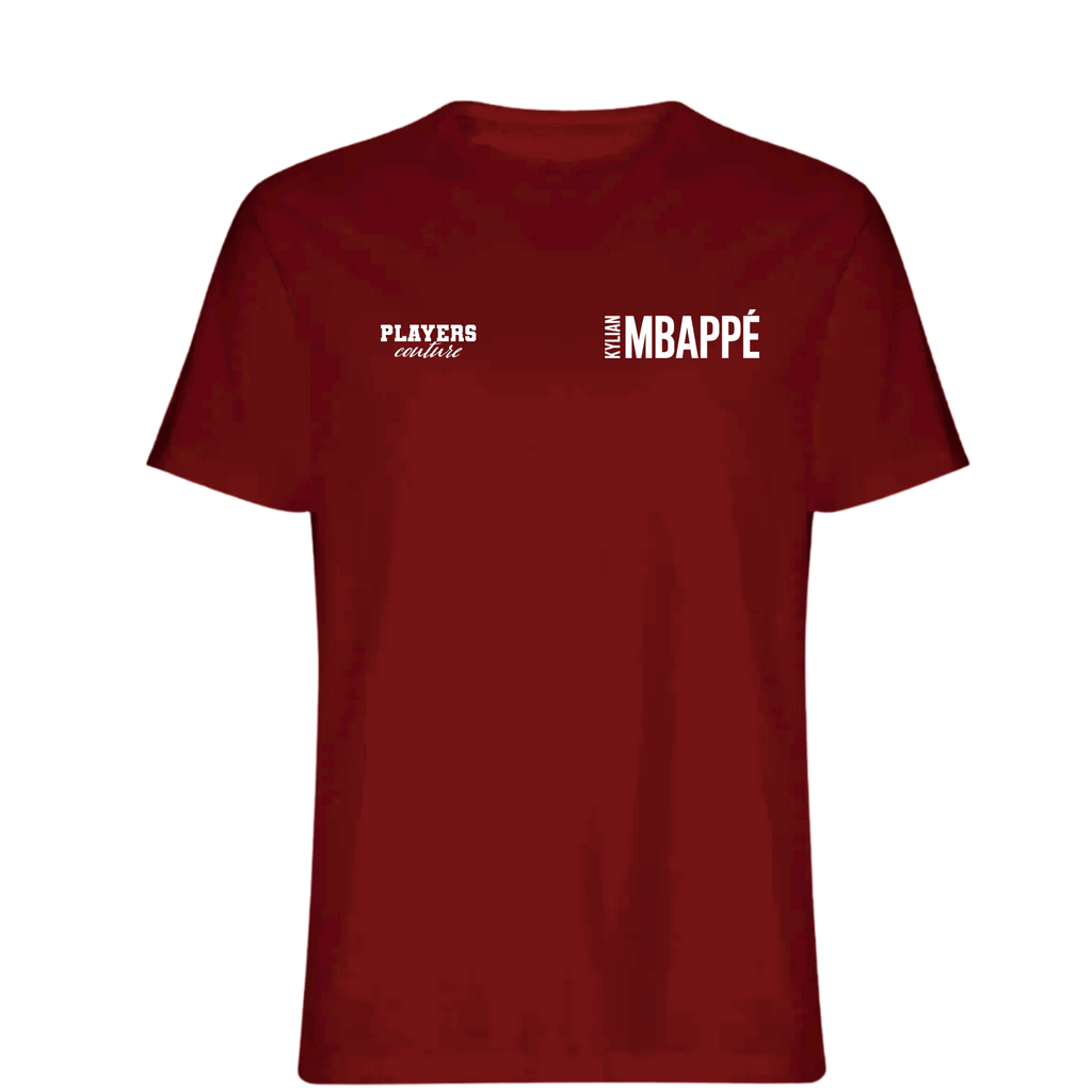 Kylian Mbappe Logo Players Couture Mens T-Shirt Red