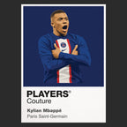Kylian Mbappe PSG Icon Frame — Black