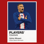 Kylian Mbappe PSG Icon Frame Men's Hoodie — Red Artwork