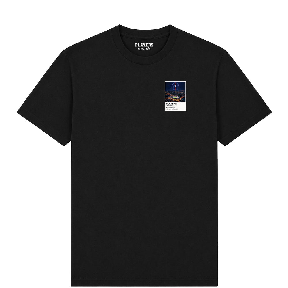 Kylian Mbappé PSG Icons in Lights Frame Men's T-Shirt in Black