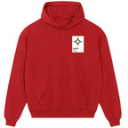 LA Galaxy hoodie – red men's hoodie featuring the LA Galaxy Players Couture logo