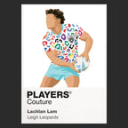 Lachlan Lam Leigh Leopards rugby league T-shirt black