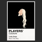 Lady Gaga Lady Gaga design two, offering an alternative fashion-led Icon Frame composition Icon Frame artwork in black