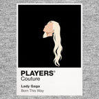 Lady Gaga Lady Gaga design two, offering an alternative fashion-led Icon Frame composition Icon Frame artwork in grey