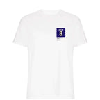 Lamar Jackson 8 t-shirt – white men's t-shirt featuring the Lamar Jackson 8 Players Couture logo