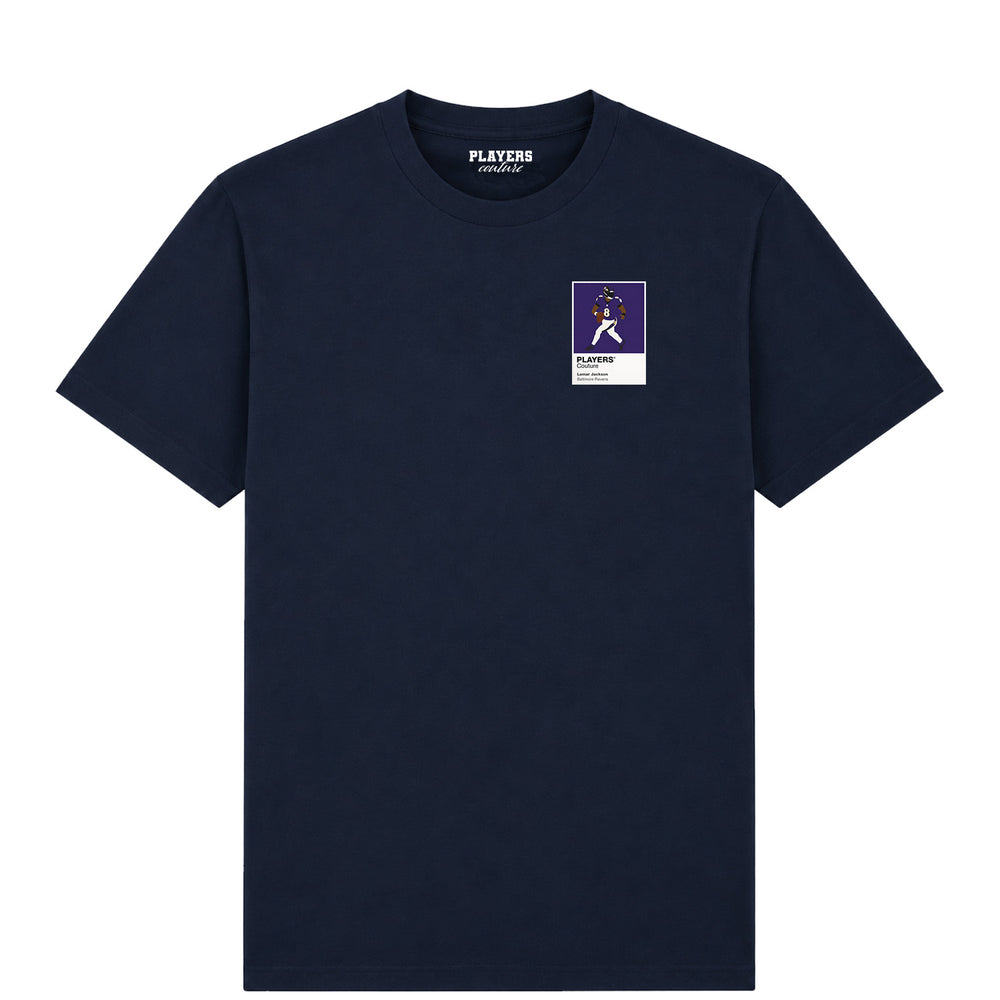 Lamar Jackson Ravens American Football Icon Frame Men's T-Shirt