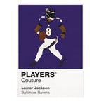 Lamar Jackson Ravens American Football Icon Frame Men's Hoodie
