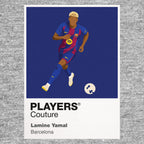 Lamine Yamal Barcelona Icon Frame — Gray