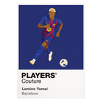 Lamine Yamal Barcelona Icon Frame — White