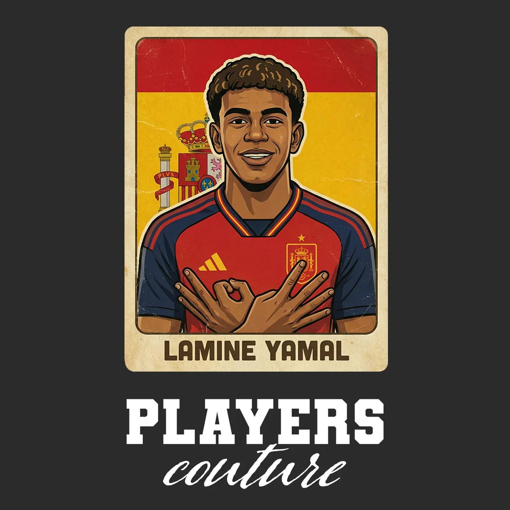 Lamine Yamal World Cup Sticker Kids T-Shirt – lamine yamal black Players Couture design