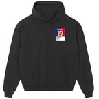 Lamine Yamal 19 Football hoodie – black men's hoodie featuring the Lamine Yamal 19 Football Players Couture logo