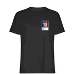 Lamine Yamal 19 Football t-shirt – black men's t-shirt featuring the Lamine Yamal 19 Football Players Couture logo