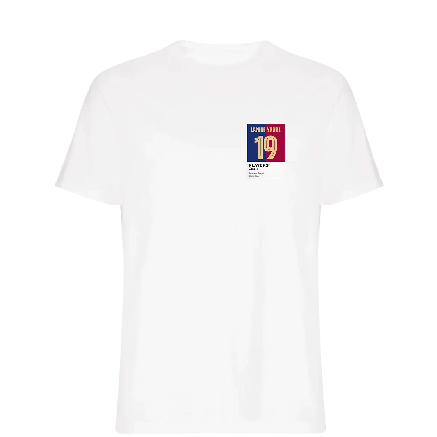  Lamine Yamal 19 ホワイトシャツ Lamine Yamal 19 Football Fan Fashion | Players Couture