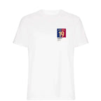 Lamine Yamal 19 Football t-shirt – white men's t-shirt featuring the Lamine Yamal 19 Football Players Couture logo