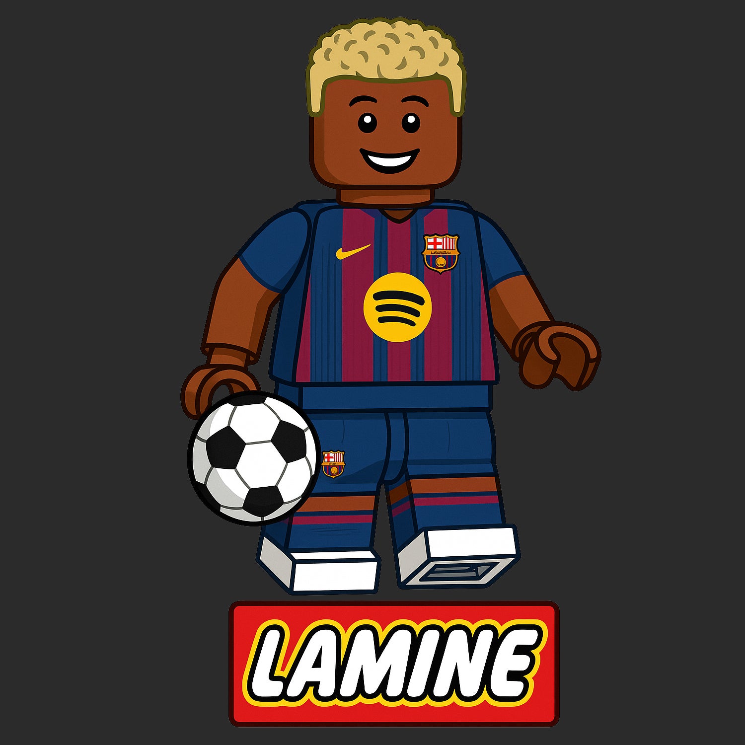 Lamine Yamal Toy Logo Players Couture Mens T-Shirt