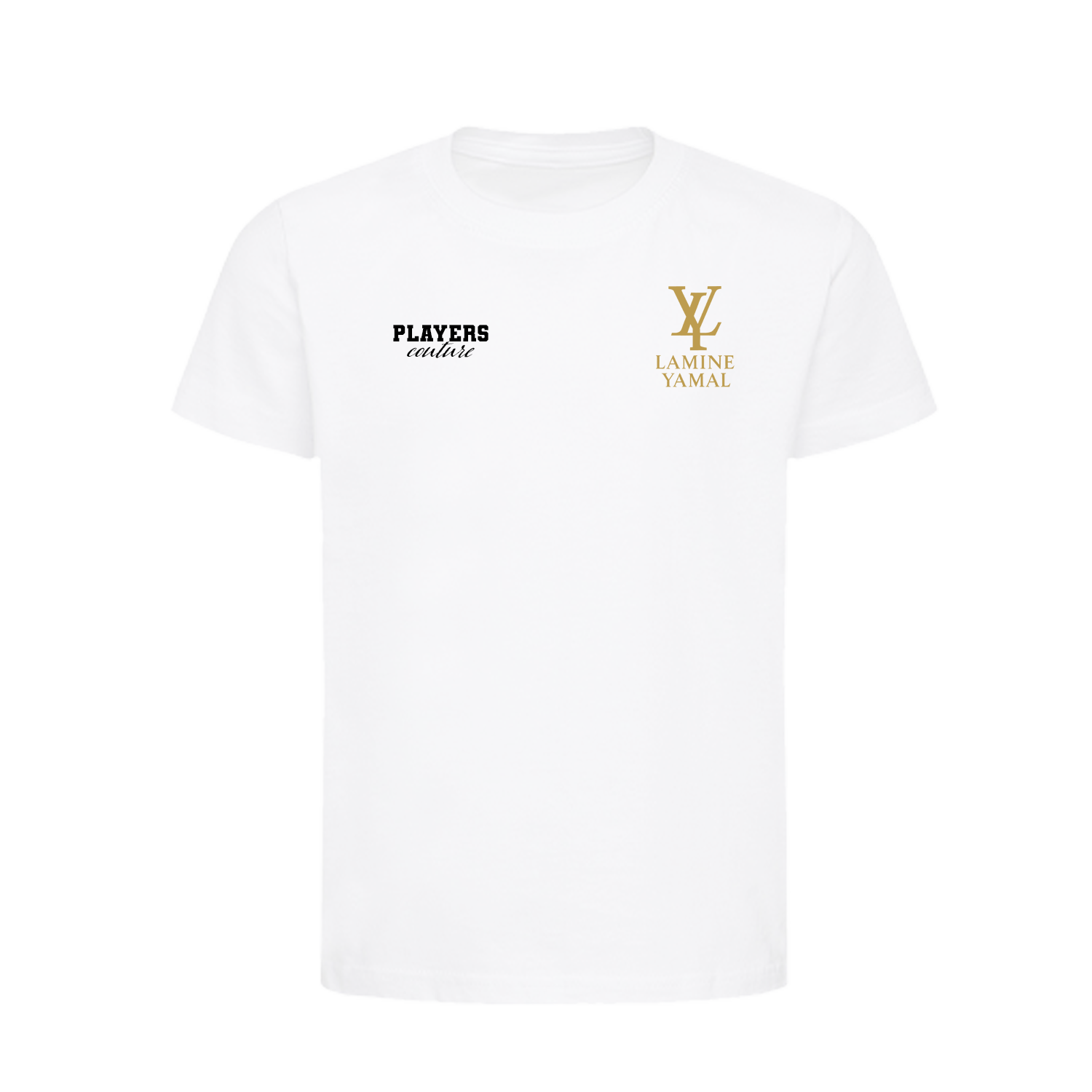 Lamine Yamal LY Logo Players Couture Kids T-Shirt White