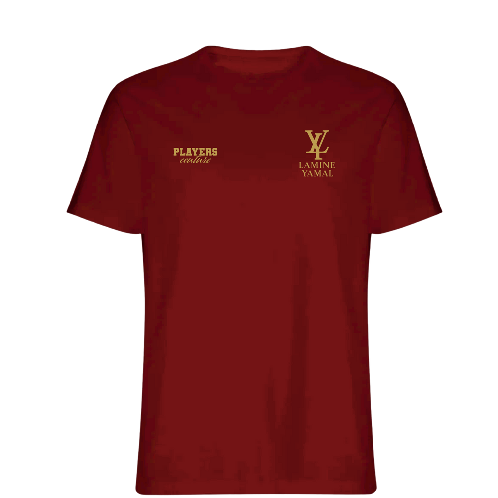 Lamine Yamal LY Logo Players Couture Mens T-Shirt Red