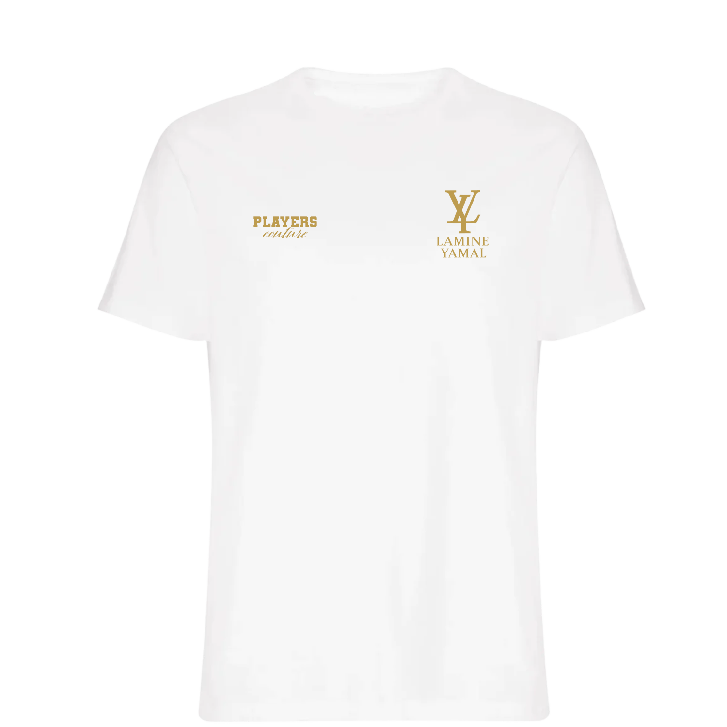 Lamine Yamal LY Logo Players Couture Mens T-Shirt White