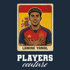 Lamine Yamal World Cup Sticker Kids Hoodie – lamine yamal navy Players Couture design