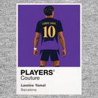 Lamine Yamal Icon Frame artwork in grey