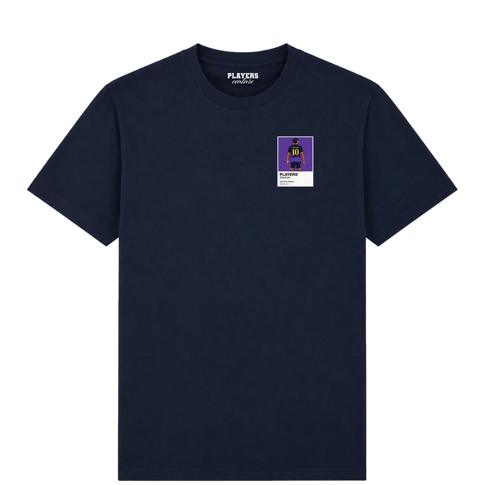 Lamine Yamal Barcelona men's T-shirt in navy