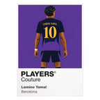 Lamine Yamal Icon Frame artwork on white