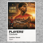 Lamine Yamal Spain Atlas Frame artwork by Players Couture