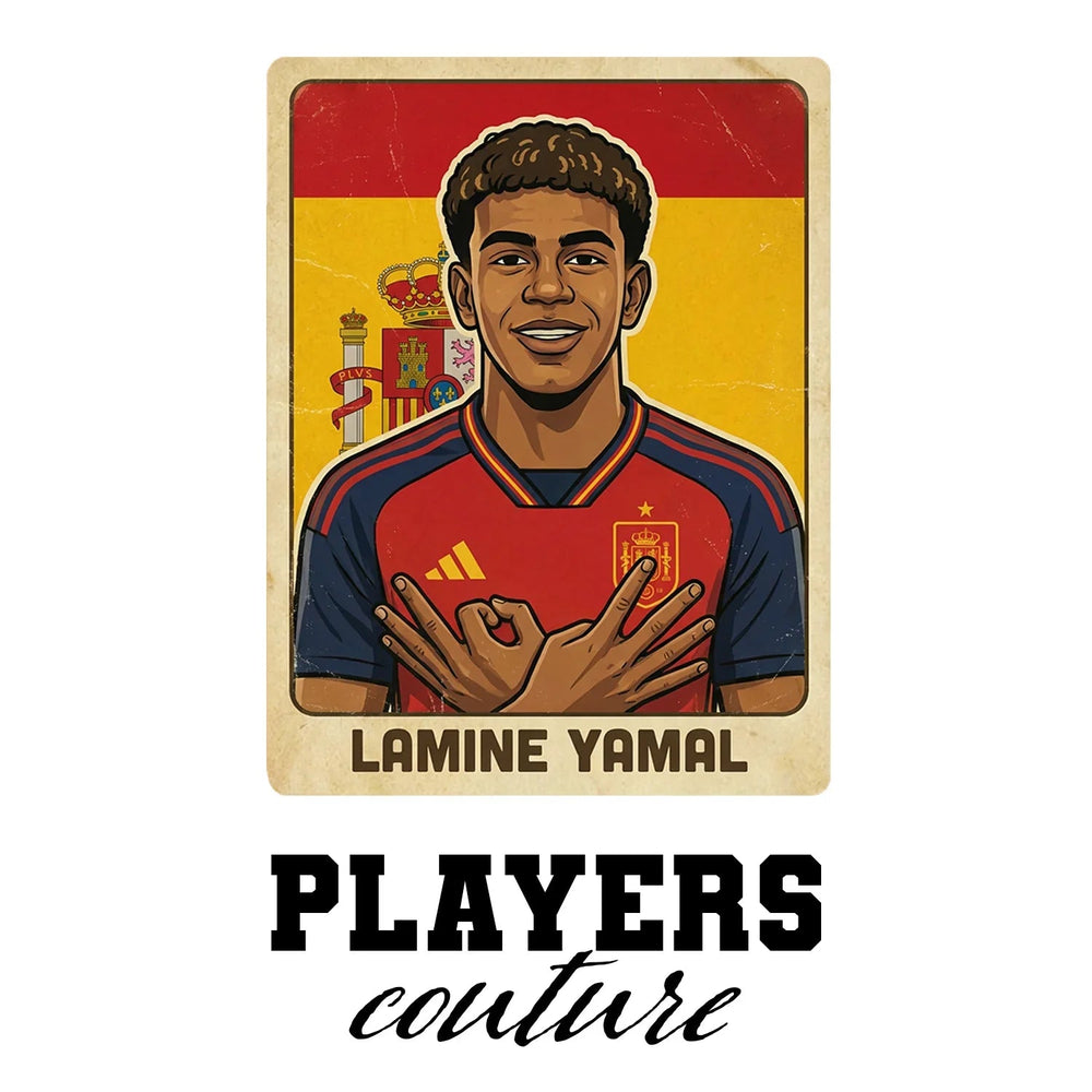 Lamine Yamal World Cup Sticker Kids T-Shirt – lamine yamal white Players Couture design