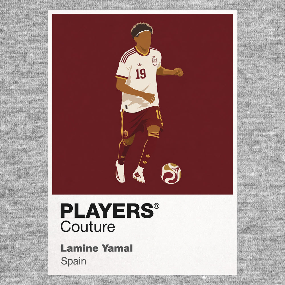 Lamine Yamal Spain Away Icon Frame Men's T-Shirt