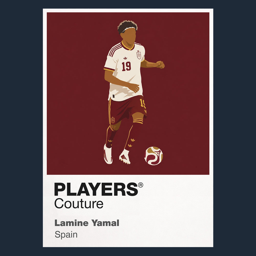 Lamine Yamal Spain Away Icon Frame Men's T-Shirt