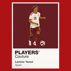 Lamine Yamal Spain Away Icon Frame Men's T-Shirt