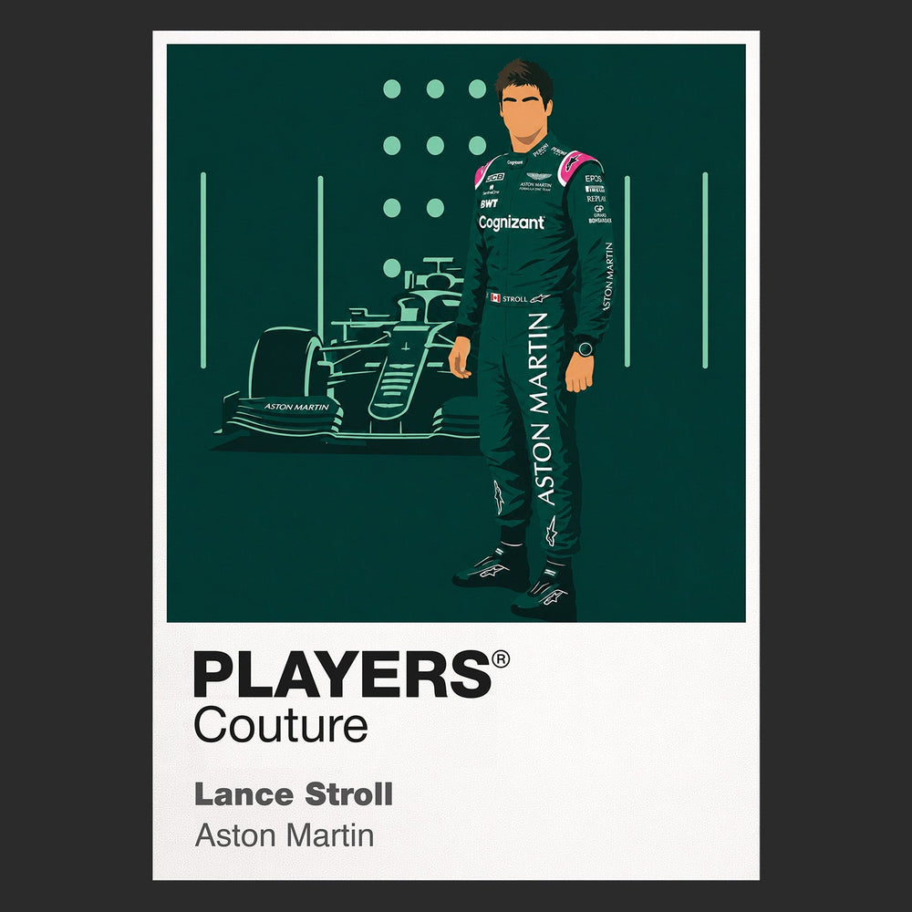 Lance Stroll Aston Martin Formula 1 T-shirt – black view