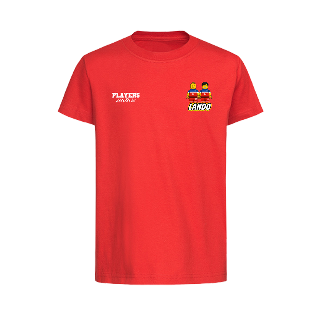 Lando Donovan Logo Players Couture Kids T-Shirt Red