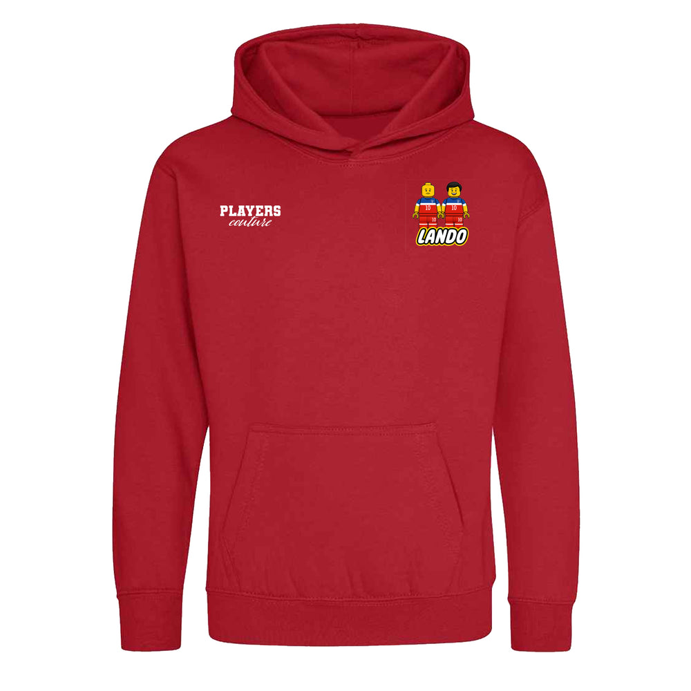 Lando Donovan Logo Players Couture Kids Hoodie Red