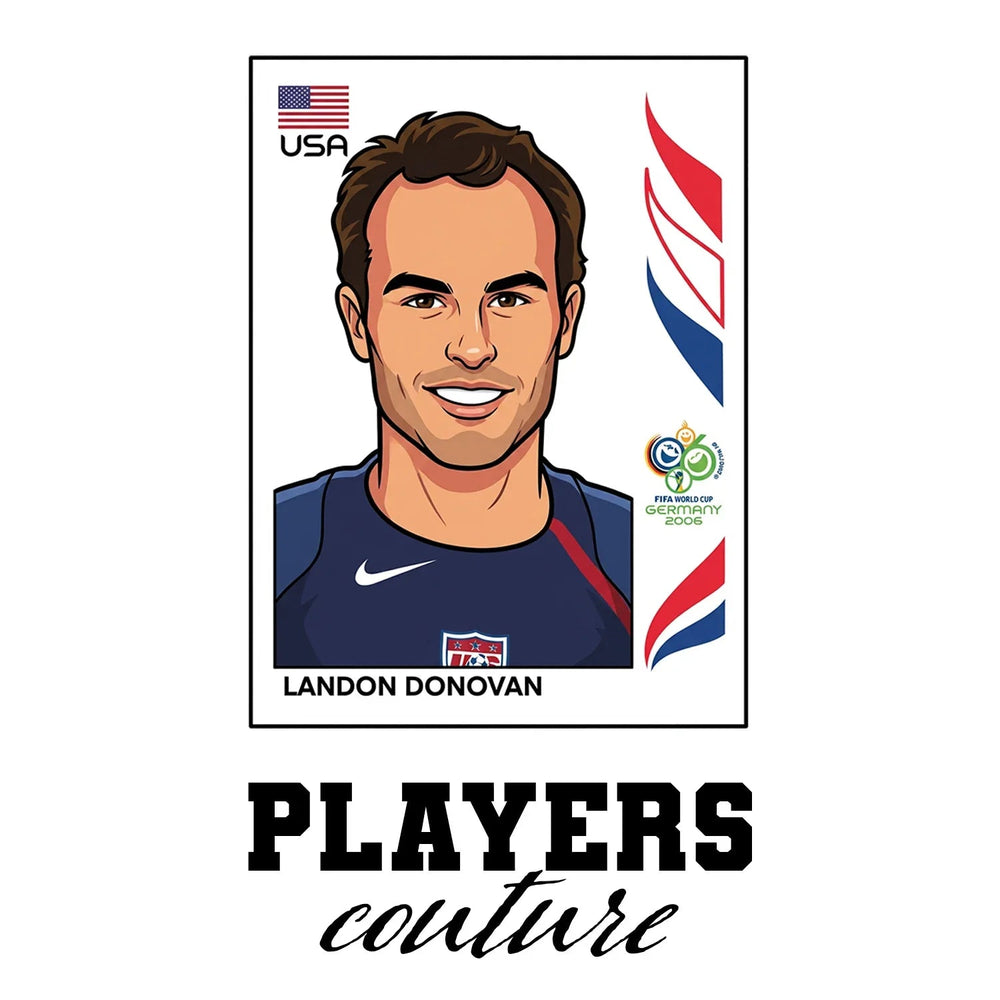 Lando Donovan World Cup Sticker Kids Hoodie – lando donovan white Players Couture design