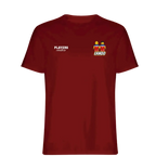 Lando Donovan t-shirt – red men's t-shirt featuring the Lando Donovan Players Couture logo