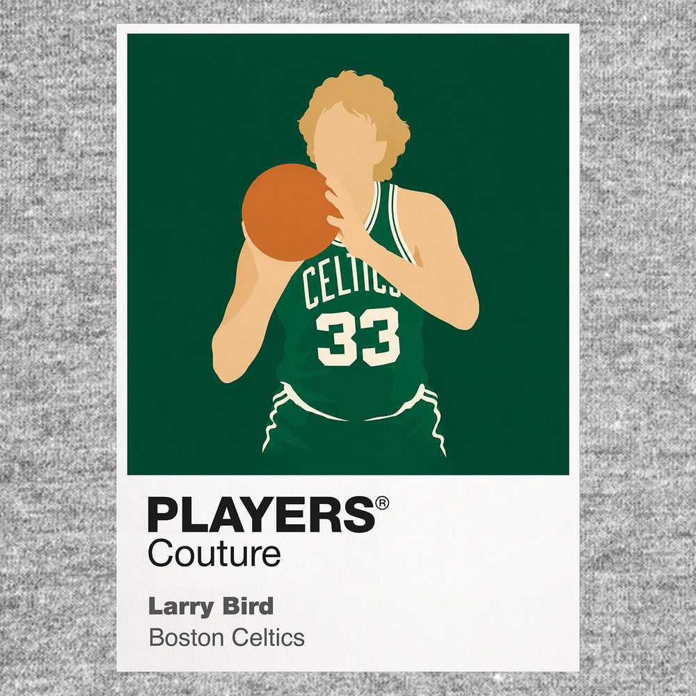 Larry Bird Celtics Basketball Icon Frame Men's T-Shirt