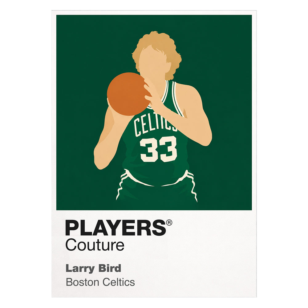 Larry Bird Celtics Basketball Icon Frame Men's T-Shirt