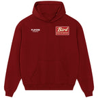 Larry Bird Logo Players Couture Men's Casual Hoodie Red