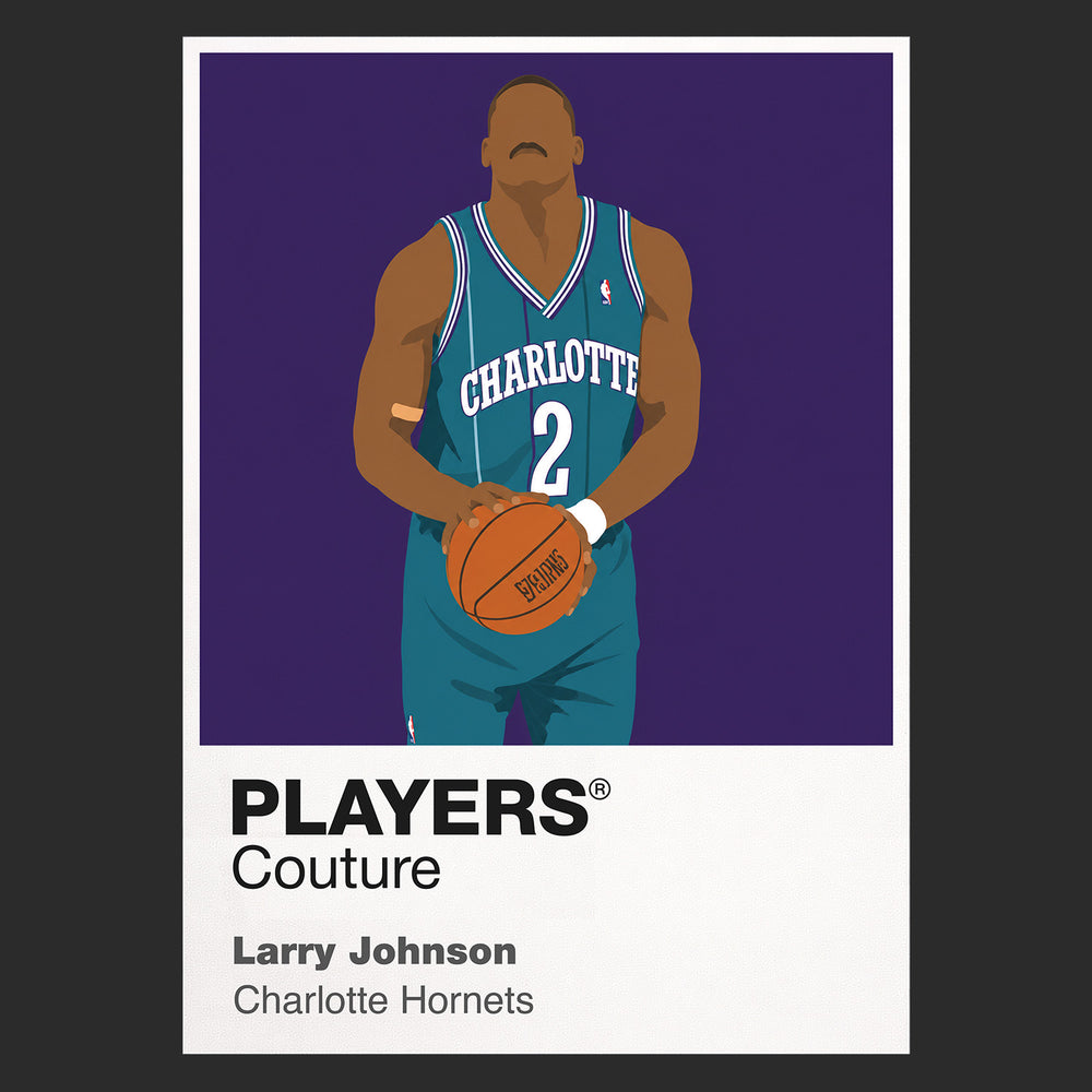 Larry Johnson Hornets Basketball Icon Frame - Icon Design (View 9)