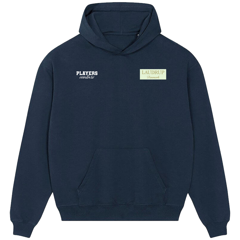 Laudrup Logo Players Couture Men's Casual Hoodie Navy