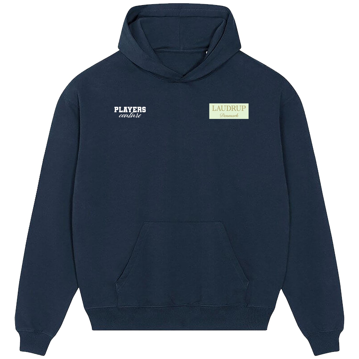 Laudrup Logo Players Couture Men's Casual Hoodie Navy