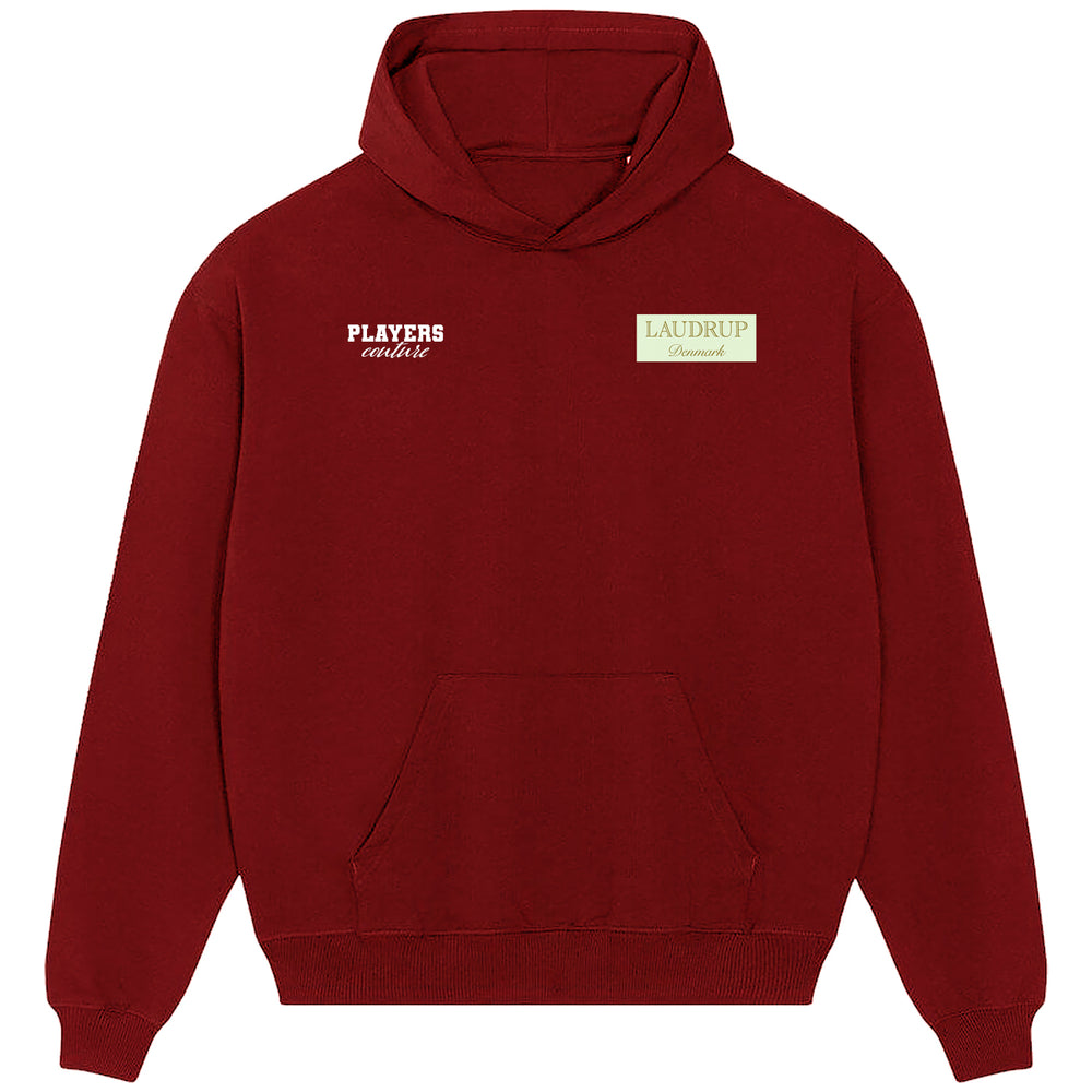 Laudrup Logo Players Couture Men's Casual Hoodie Red