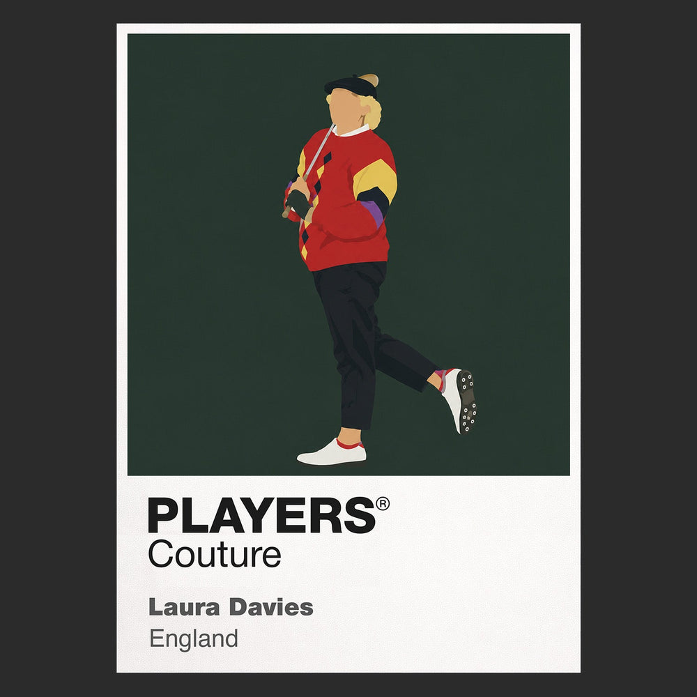 Laura Davies Golf Icon Frame Men's Polo Shirt